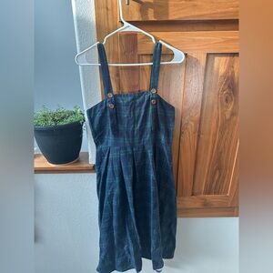 Allegra K Blue Plaid Dress